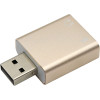 Carte Son stéréo USB5.1 3D USB2.0 mâle à Femelle 3,5mm,avec Ports Audio et Microphone 3,5mm