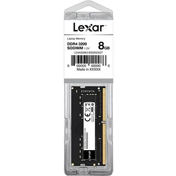 Mémoire LEXAR So-Dimm DDR4 8Go 3200MHz