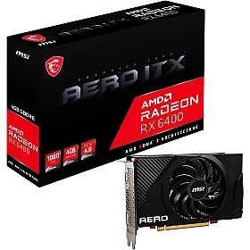 Carte graphique MSI Radeon RX 6400 Aero ITX 4Go