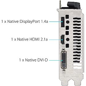 Carte graphique ASUS RTX-3050 6Go GDR6