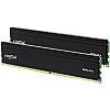Mémoire PC  Crucial Pro RAM DDR4 32Go Kit (2x16Go) 3200MHz, Intel XMP 2.0