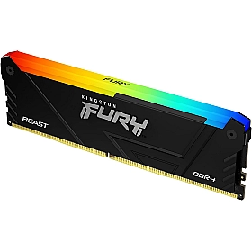 Mémoire Kingston FURY Beast RGB 8GB 3200MT/s DDR4 CL16 DIMM