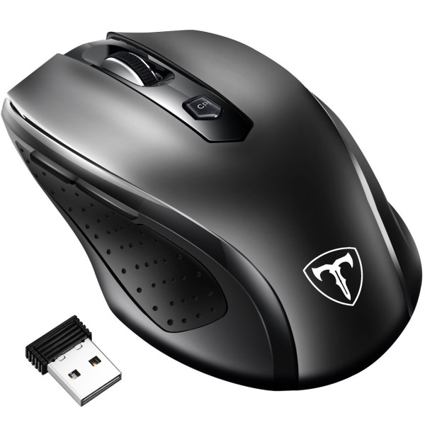 2.4G Sans Fil Ordinateur Souris avec Nano Récepteur, Portable