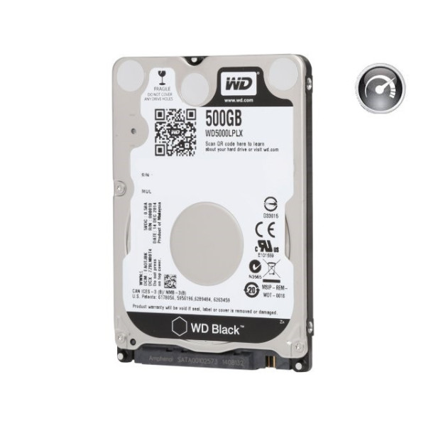 Disque dur 500Go sata III WD black 7200tpm 32Mo de cache
