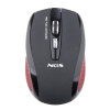 Souris sans fil NGS Red Flea Advanced avec Récepteur Nano 2.4G Noir