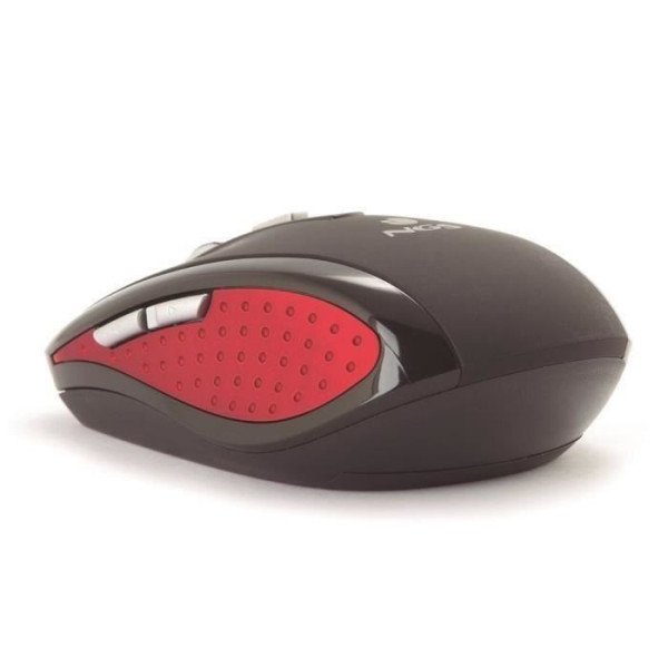 Souris sans fil NGS Red Flea Advanced avec Récepteur Nano 2.4G Noir