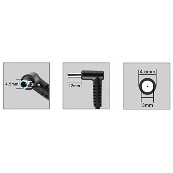 Chargeur Secteur SUNYDEAL pour HP 65W 19.5V 3.33A 4.5x3mm