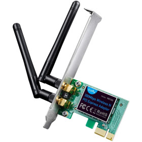PCI Express Wi-FI N 300 Mbps, 2 antennes détachables