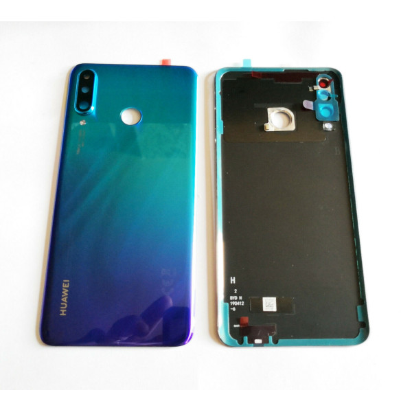 Vitre arriére huawei P30 lite bleu