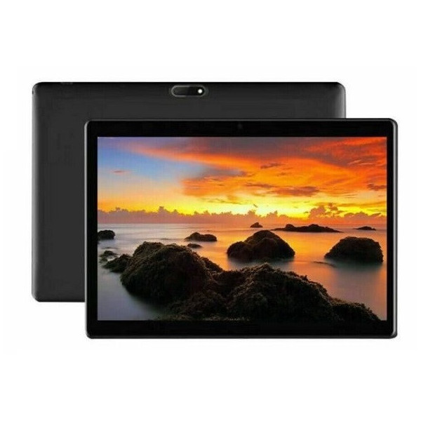 Tablette WIFI / 4G-LTE Métal 10.1" Android 9.0 Écran HD 4Go mémoire 64Go stockage Double Caméra Dual SIM BT4.0 USB -Noir