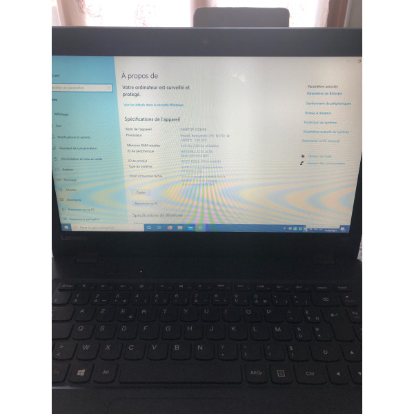 Lenovo Ideapad 100S portable 14,1 pouces - Intel Pentium - SSD 120Go M2 - Graphique intel HD