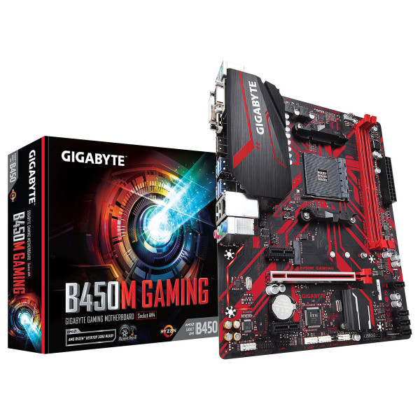 Carte Mère GIGABYTE Ultra Durable B450M GAMING  - Socket AM4